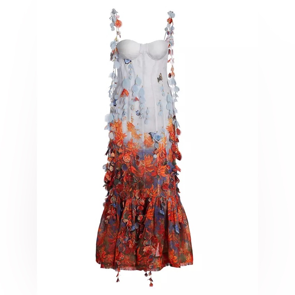 Zimmermann Wild Botanica Printed Petal Midi